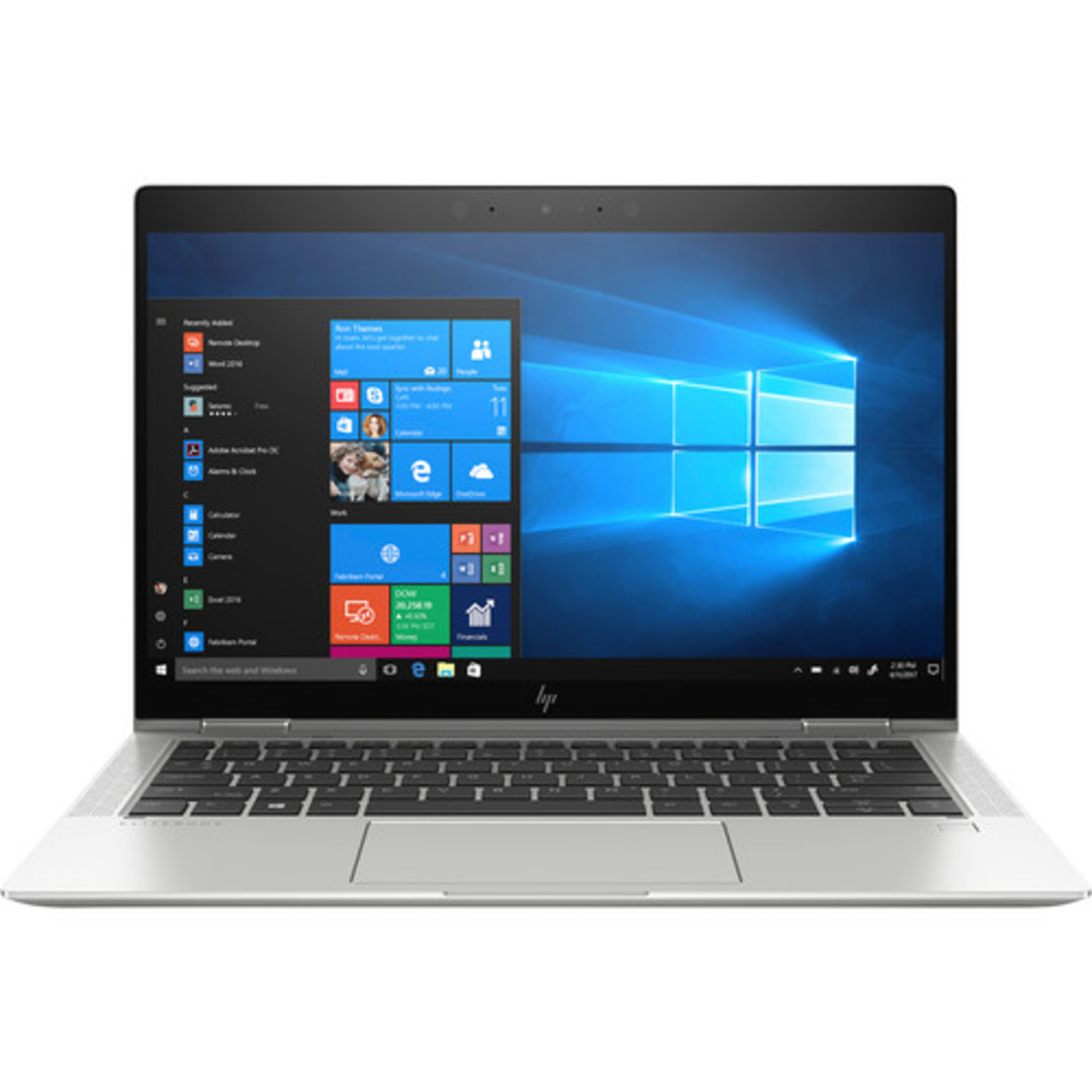 Certified HP EliteBook x360 1030 G4 13.3” 2-in-1 Touchscreen Notebook, Intel Quad Core i7-8665U – Silver