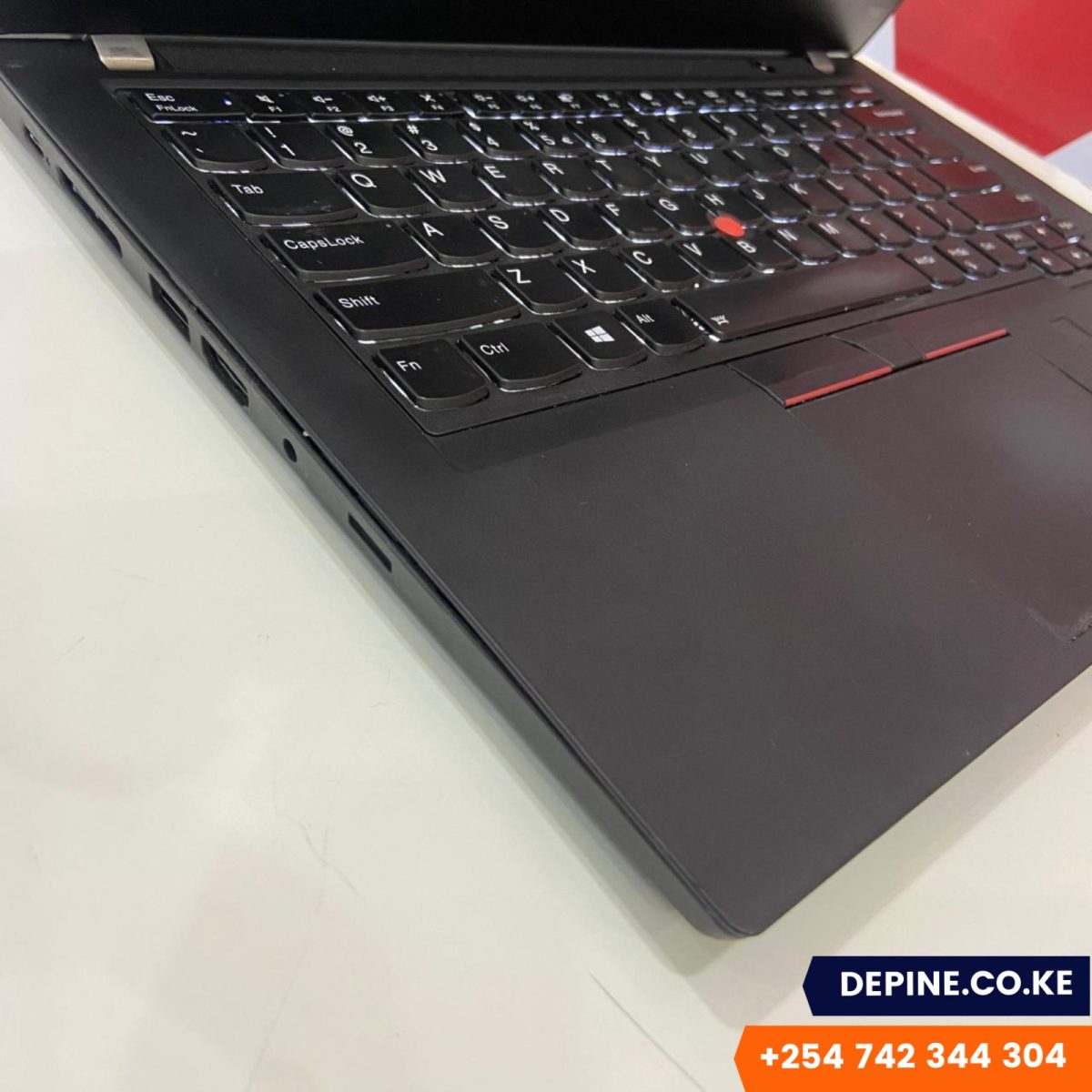 Certified Lenovo ThinkPad T490 14 Notebook, Intel Quad Core i5-8365U – Black