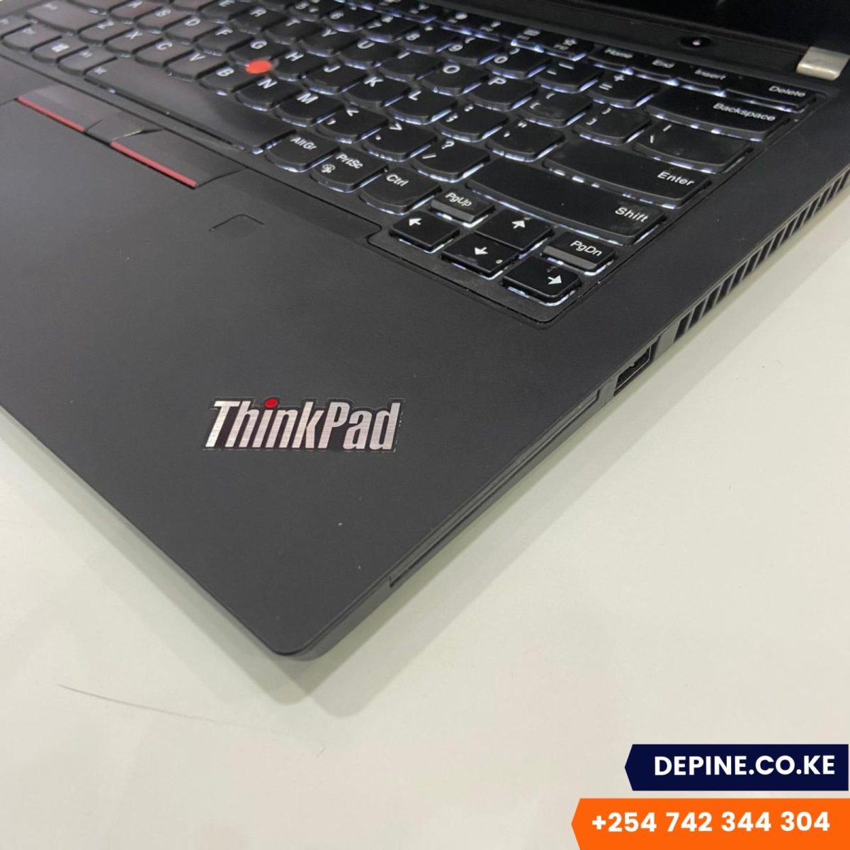 Certified Lenovo ThinkPad T490 14 Notebook, Intel Quad Core i5-8365U – Black