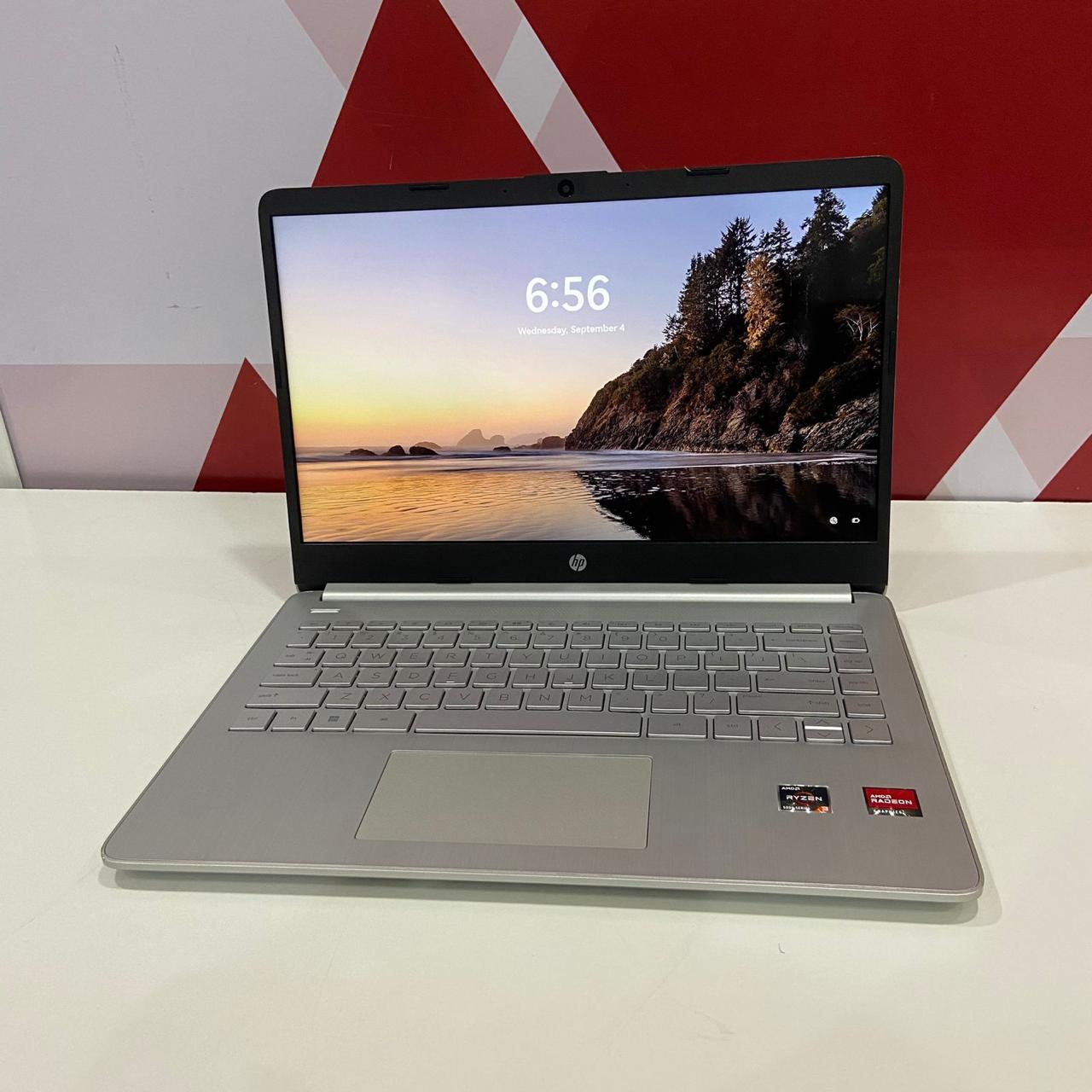 Certified HP 14s-fq1009AU 14 in Notebook, AMD Quad Core Ryzen 3 5300U – Silver