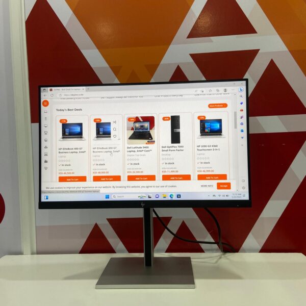 Certified Refurbished HP E24q G4 Monitor – Black