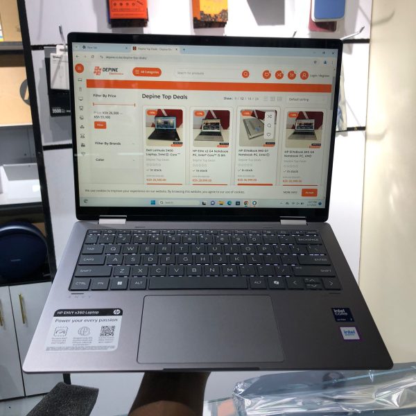 HP ENVY x360 2-in-1 Multi-Touch Notebook PC, Intel® Core™ Ultra 7 155H, 16GB RAM, 1TB SSD, 14 Inches FHD Touch Display, Intel® Arc Graphics, Windows 11 Pro, Silver