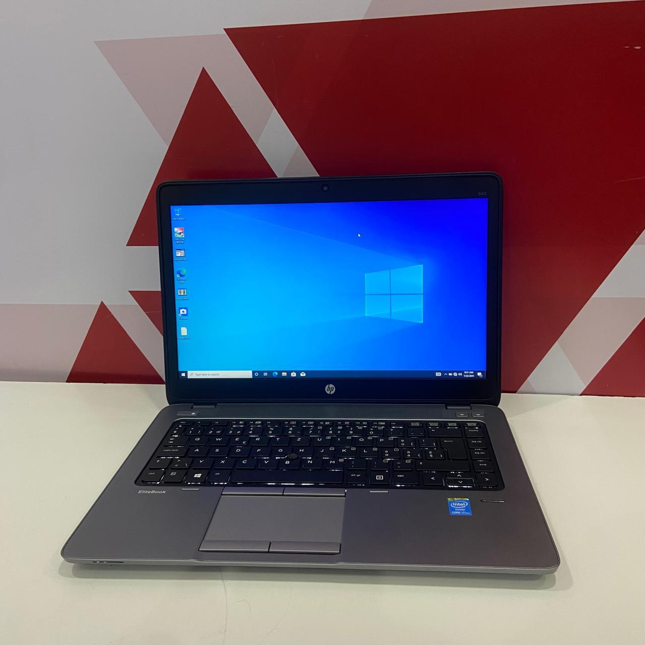 HP EliteBook 840 G1 Laptop, Intel Core i5-4200U, 8GB RAM, 500GB HDD, 14 Inches Display, Integrated Intel HD Graphics 4400, Windows 11 Pro, Graphite