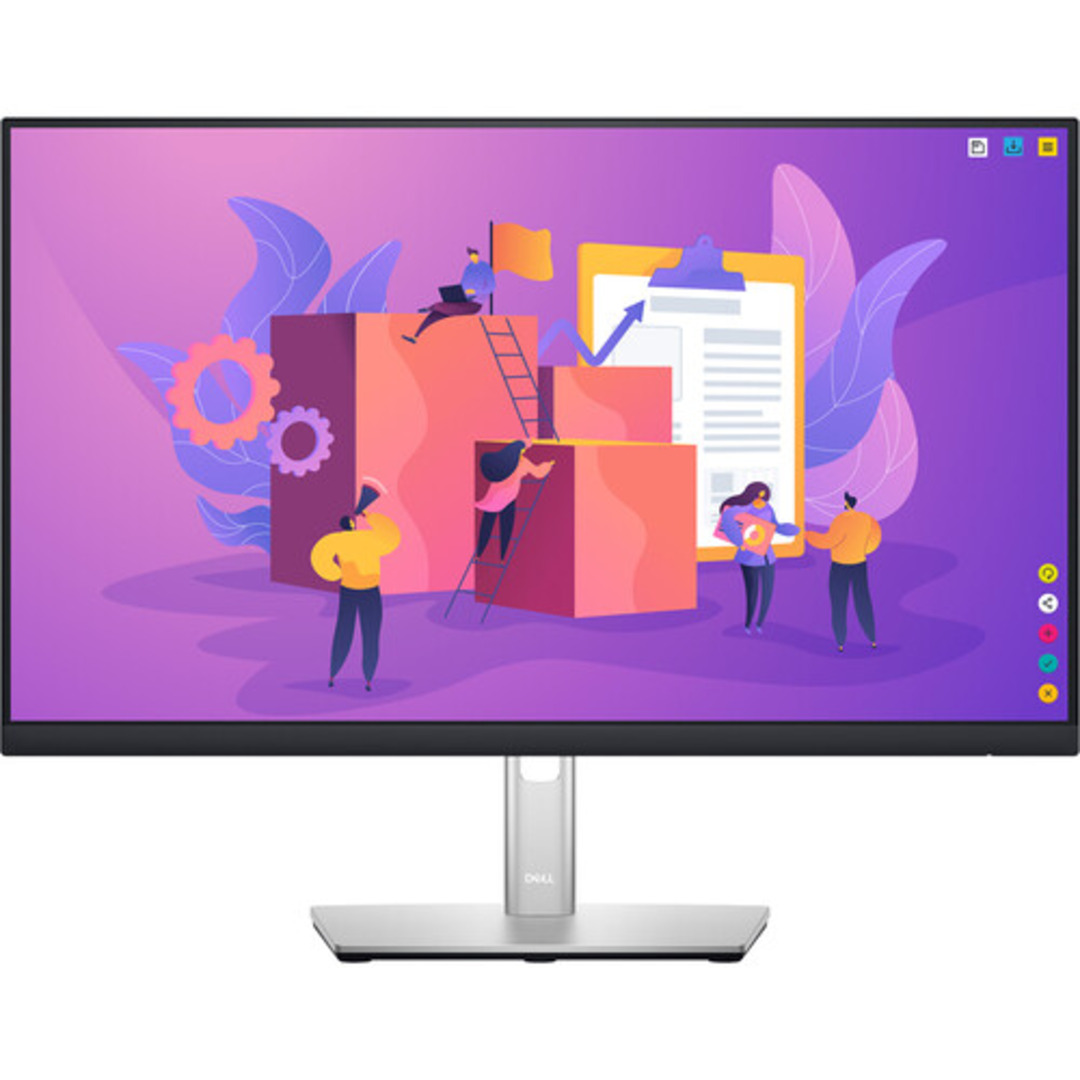 Dell P2422H 23.8″ Full HD IPS Monitor, 1920×1080, 60Hz Refresh Rate, 1000:1 Contrast Ratio, 250 nits Brightness, VESA Mount, HDMI/DisplayPort/USB Connectivity, Black