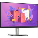 Dell P2422H 23.8″ Full HD IPS Monitor, 1920×1080, 60Hz Refresh Rate, 1000:1 Contrast Ratio, 250 nits Brightness, VESA Mount, HDMI/DisplayPort/USB Connectivity, Black