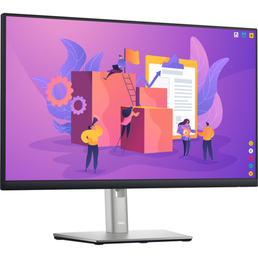 Dell P2422H 23.8″ Full HD IPS Monitor, 1920×1080, 60Hz Refresh Rate, 1000:1 Contrast Ratio, 250 nits Brightness, VESA Mount, HDMI/DisplayPort/USB Connectivity, Black
