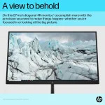 HP E27k G5 27″ 4K UHD Monitor
