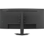 Lenovo G34w-30 34″ Curved Monitor, 3440×1440 QHD HDR, 170Hz Refresh Rate, 3000:1 Contrast Ratio, 400 nits Brightness, FreeSync Premium, HDMI/DisplayPort, VESA Mount, Black