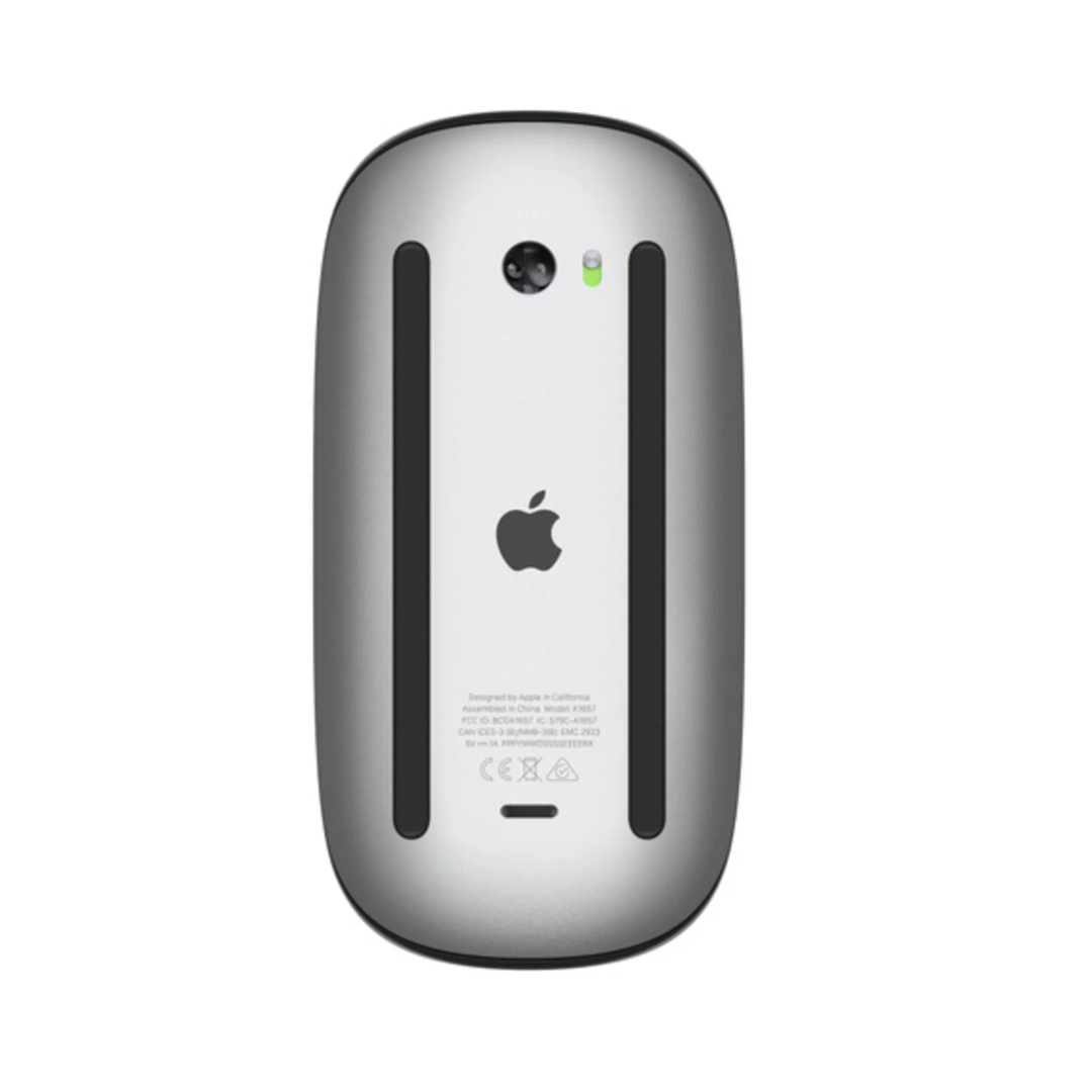 Apple Magic Mouse Black, wireless mouse for Mac, rechargeable mouse, Multi-Touch mouse, Bluetooth mouse, Magic Mouse 2nd Gen, iPad mouse, Apple accessories, sleek mouse, gesture controls