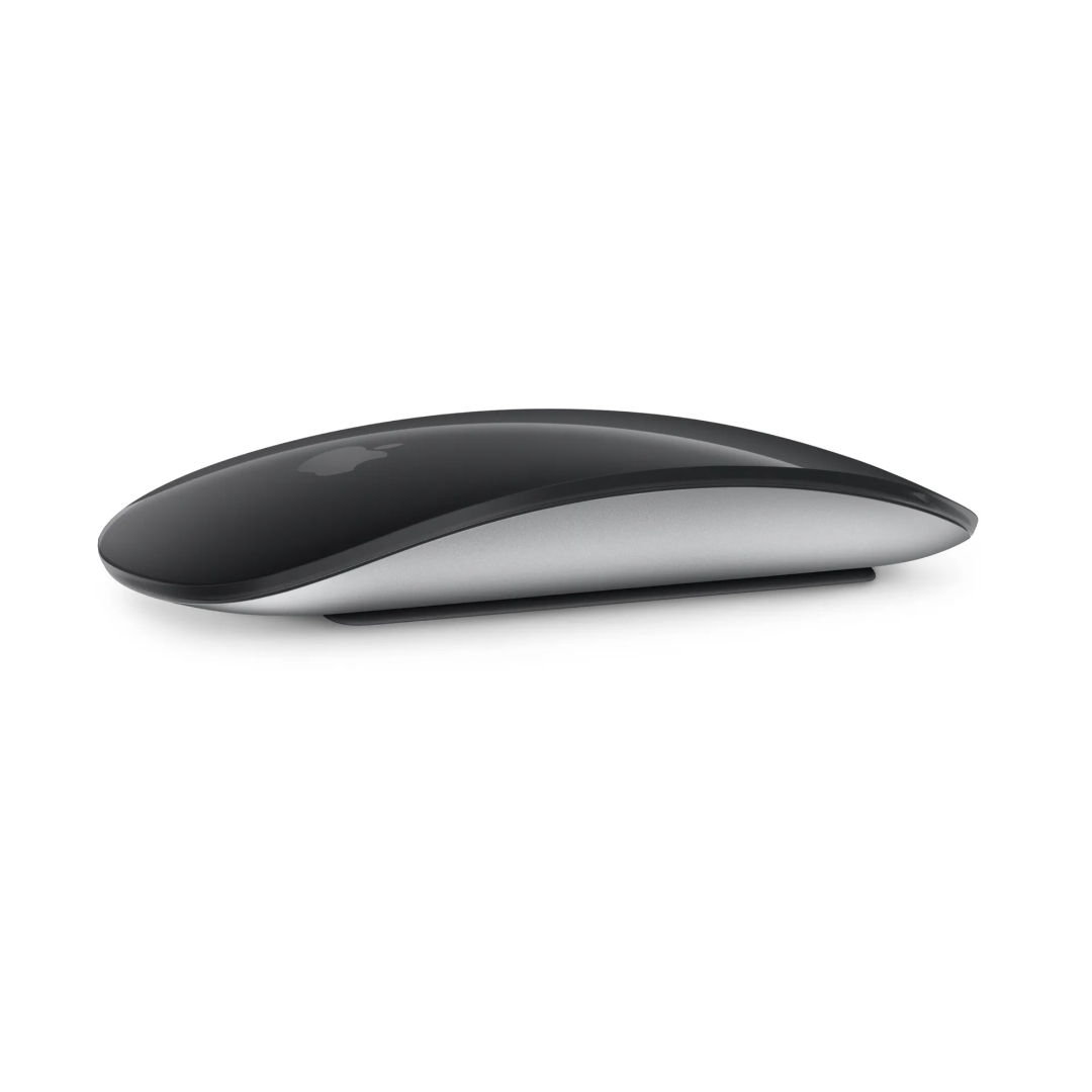 Apple Magic Mouse Black, wireless mouse for Mac, rechargeable mouse, Multi-Touch mouse, Bluetooth mouse, Magic Mouse 2nd Gen, iPad mouse, Apple accessories, sleek mouse, gesture controls