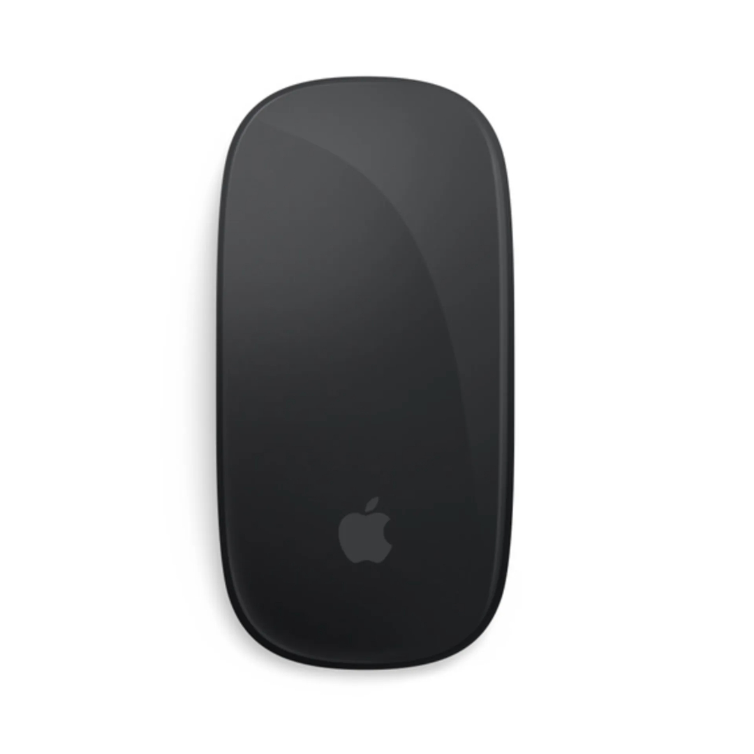Apple Magic Mouse Black, wireless mouse for Mac, rechargeable mouse, Multi-Touch mouse, Bluetooth mouse, Magic Mouse 2nd Gen, iPad mouse, Apple accessories, sleek mouse, gesture controls