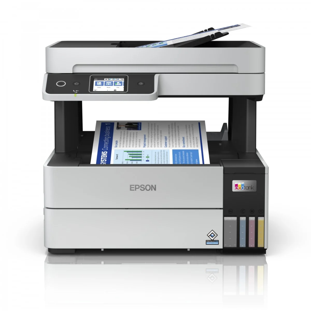 Epson EcoTank L6490 A4 Ink Tank Printer – Print, Scan, Copy, Fax | 37ppm Speed, 7,500-Page Ink Yield, Auto Duplex, Mobile Printing | Compact Design for Office Use