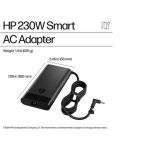 HP 230W Smart AC Adapter | Universal Laptop Charger | Compatible with HP Workstations & Premium Notebooks