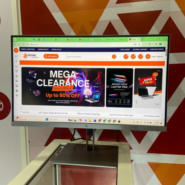 Certified Refurbished HP EliteDisplay E273 Monitor – Black