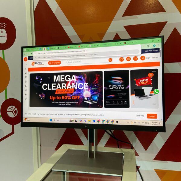 Certified Refurbished HP P27 G5 Monitor – Black