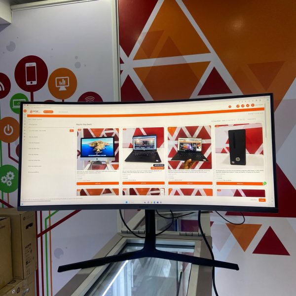 Certified Samsung C34H892WGE 34 in Curved Ultrawide Monitor, QHD 3440×1440 – Black