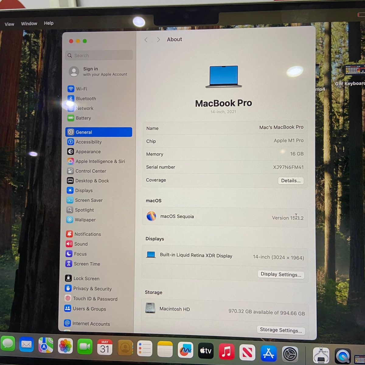 Certified Apple MacBook Pro A2442 14 in Notebook, Apple M1 Pro Chip – Space Gray
