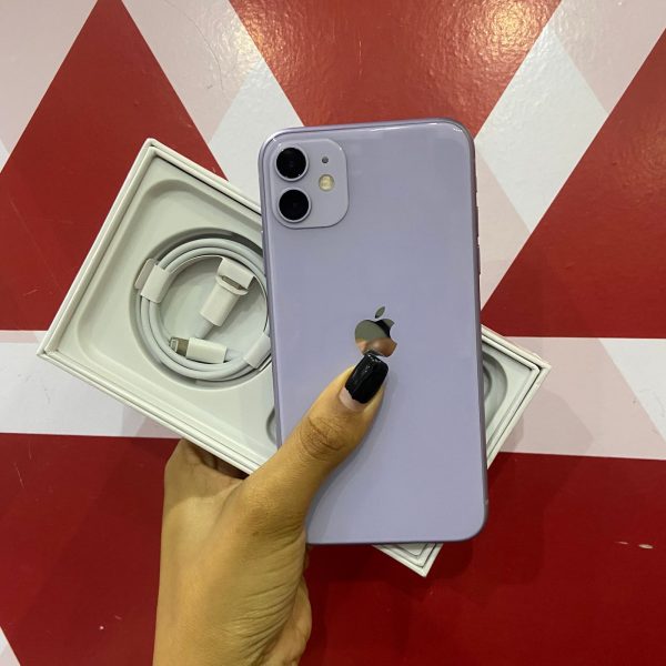 Certified Refurbished Apple iPhone 11, 6.1-Inch Display, Apple A13 Bionic Chip – Purple (Boxed)