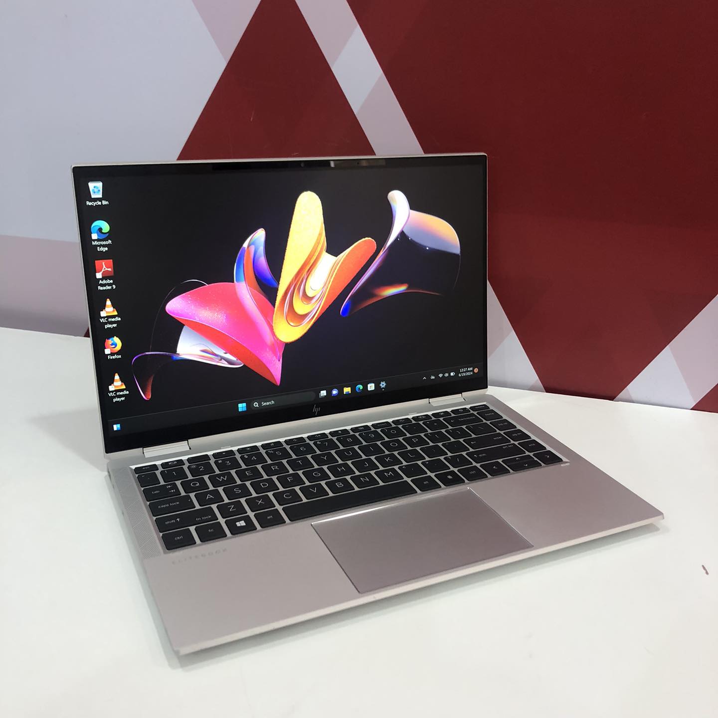 Certified HP EliteBook x360 1040 G7 14” Notebook, Intel Quad Core i7-10610U – Silver