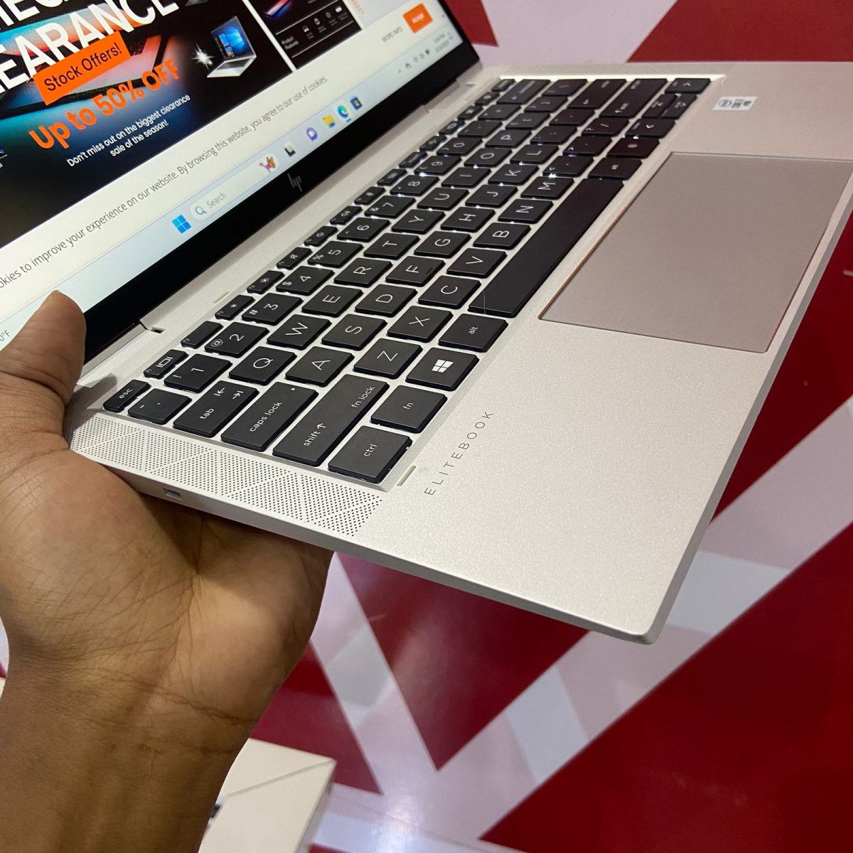Certified HP EliteBook x360 1040 G7 14” Notebook, Intel Quad Core i7-10610U – Silver