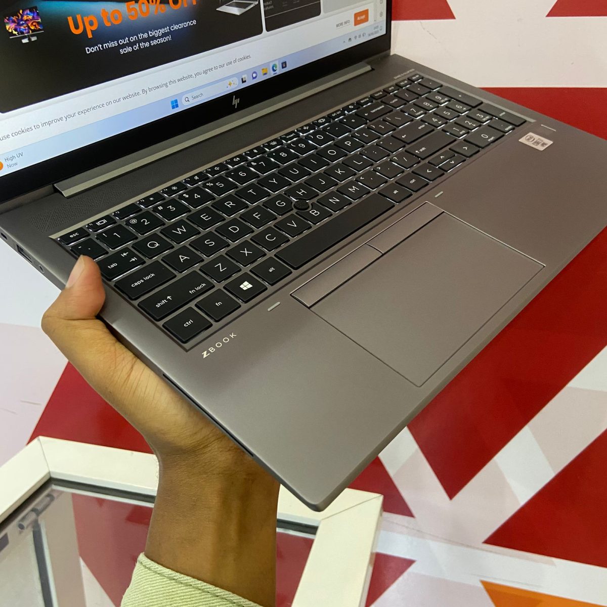 Certified HP ZBook Firefly 15.6" G7 15.6 Mobile Workstation, Intel Quad Core i7-10750H – Gray