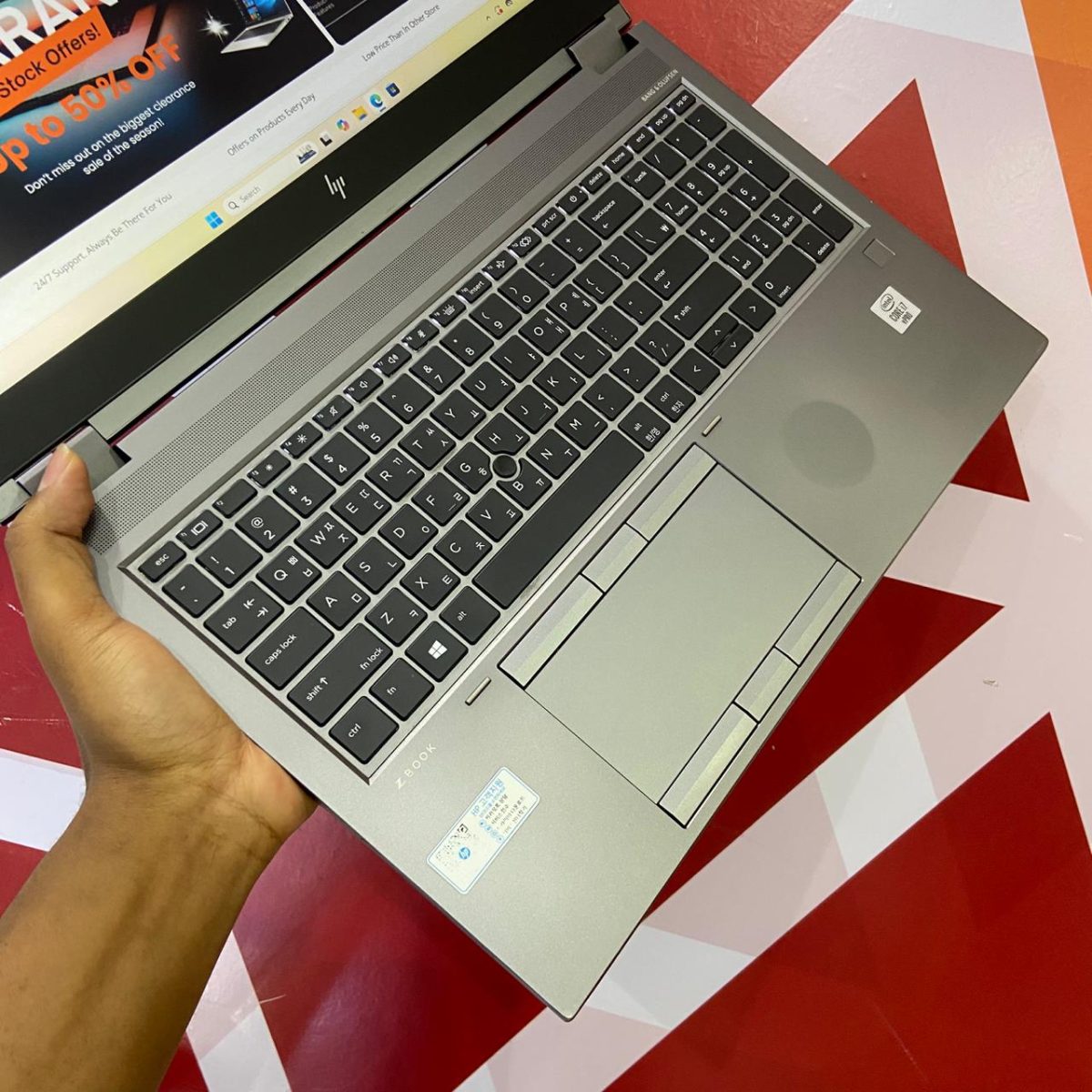 Certified HP ZBook Fury 15 G7 15.6” Mobile Workstation, Intel Hexa Core i7-10850H – Gray