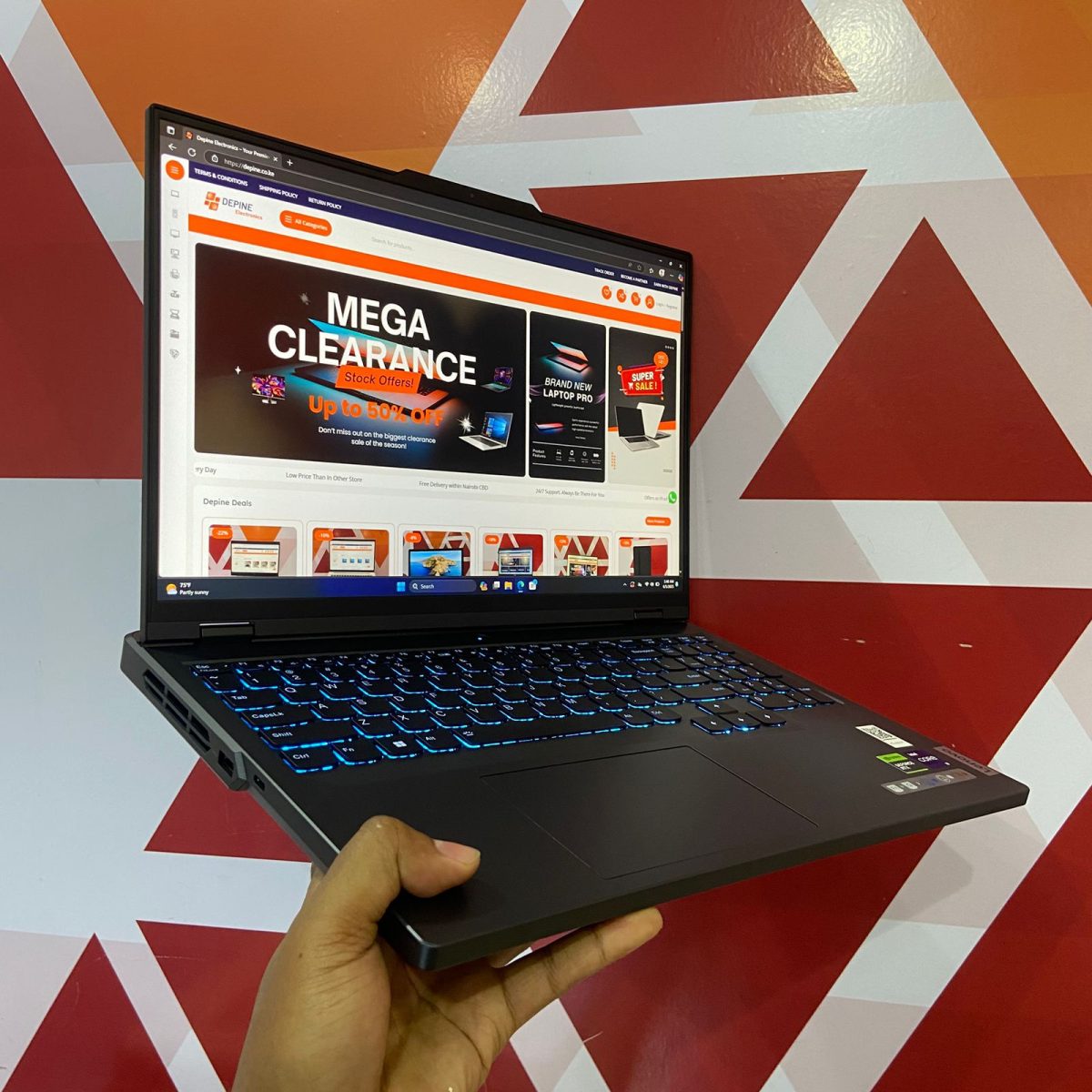 Certified Lenovo Legion Pro 5 16IRX8 16" Gaming Laptop, Intel Core i9-13900HX – Storm Grey