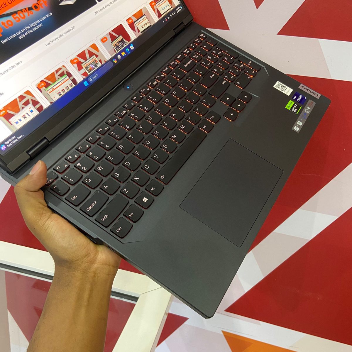 Certified Lenovo Legion Pro 5 16IRX8 16" Gaming Laptop, Intel Core i9-13900HX – Storm Grey