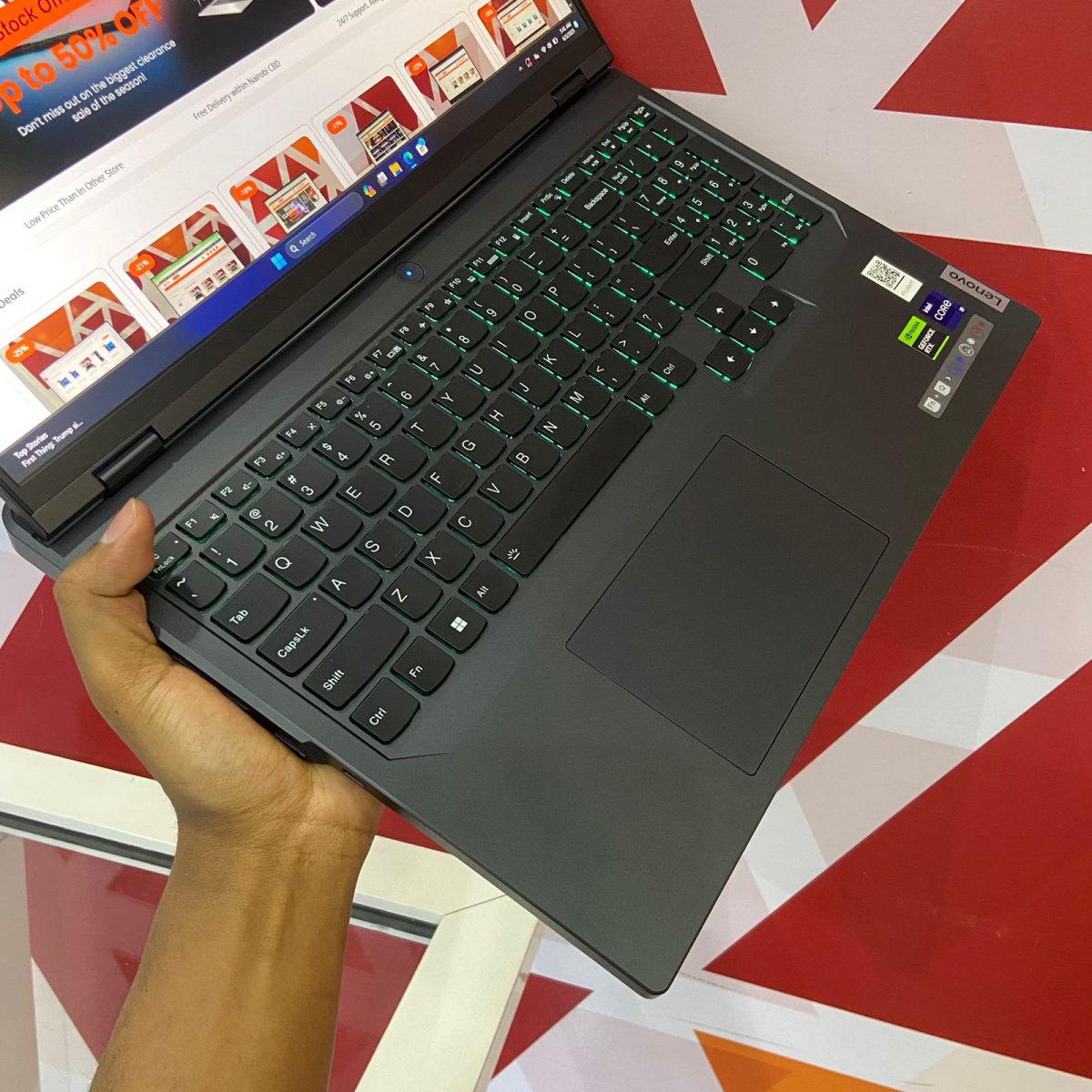 Certified Lenovo Legion Pro 5 16IRX8 16" Gaming Laptop, Intel Core i9-13900HX – Storm Grey