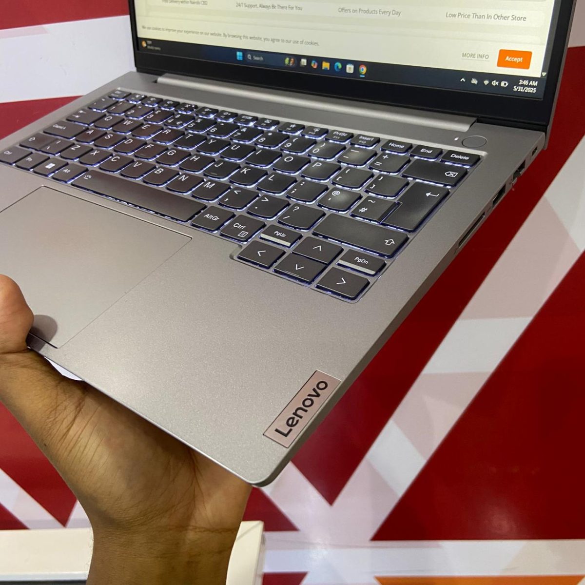 Certified Lenovo ThinkBook 14 G6 14 Notebook, Intel Core i7-1165G7 – Silver