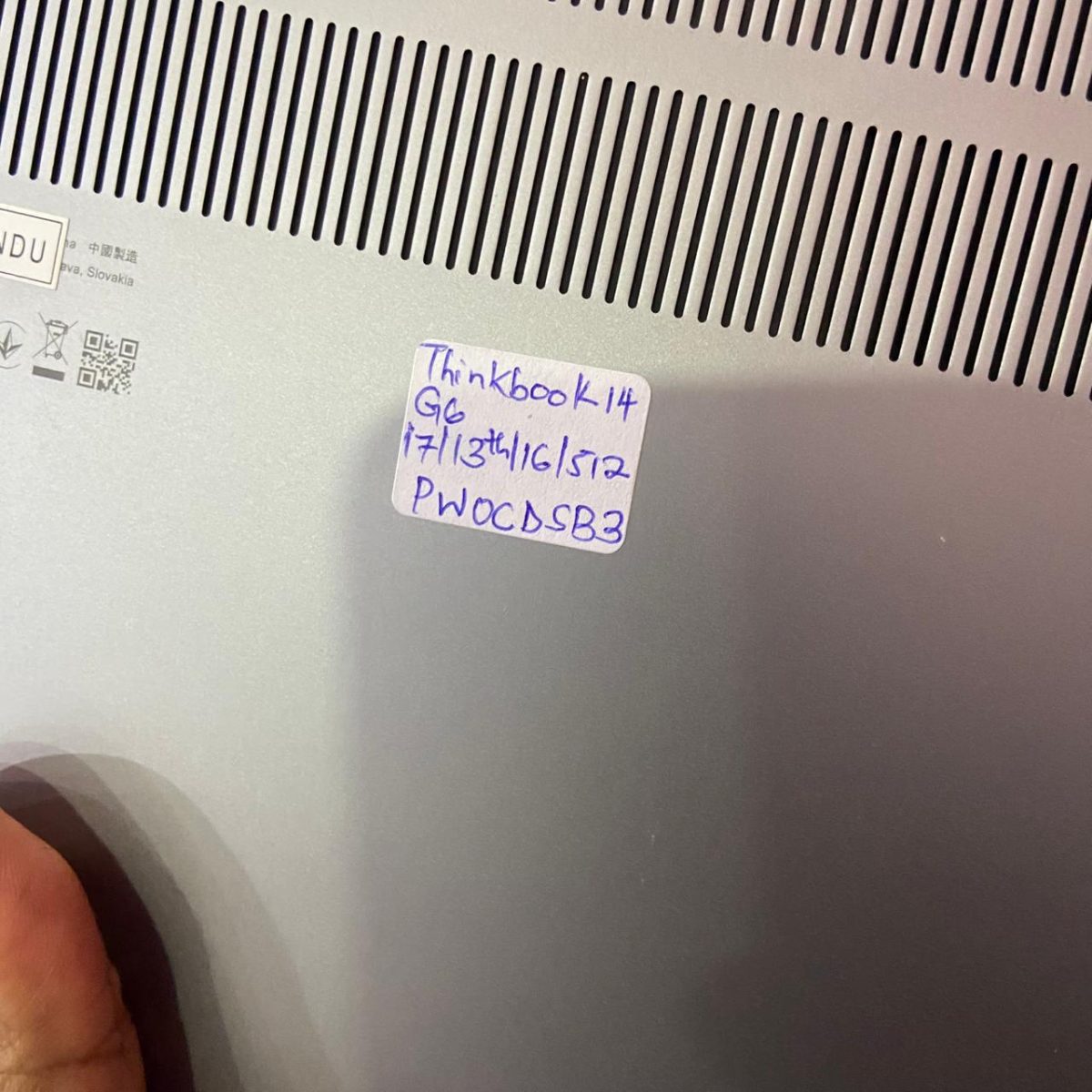 Certified Lenovo ThinkBook 14 G6 14 Notebook, Intel Core i7-1165G7 – Silver