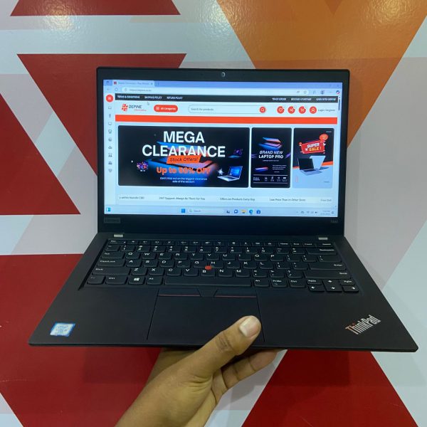 Certified Lenovo ThinkPad T490 14 Notebook, Intel Quad Core i5-8365U – Black