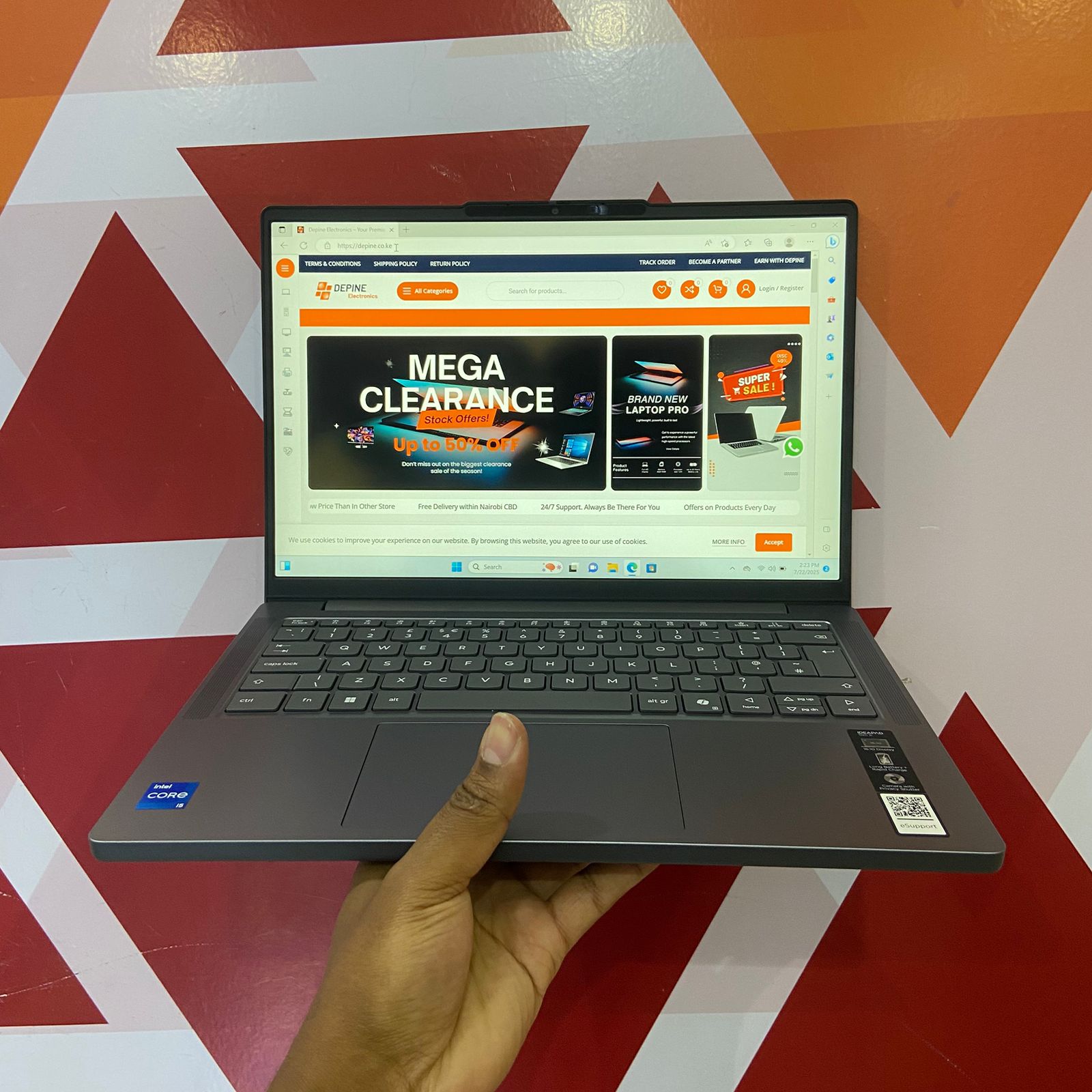 Brand New Lenovo IdeaPad Slim 3 14 in Notebook, Intel Core i5-1335U – Arctic Grey