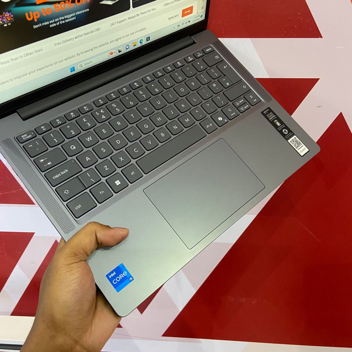 Brand New Lenovo IdeaPad Slim 3 14 in Notebook, Intel Core i5-1335U – Arctic Grey