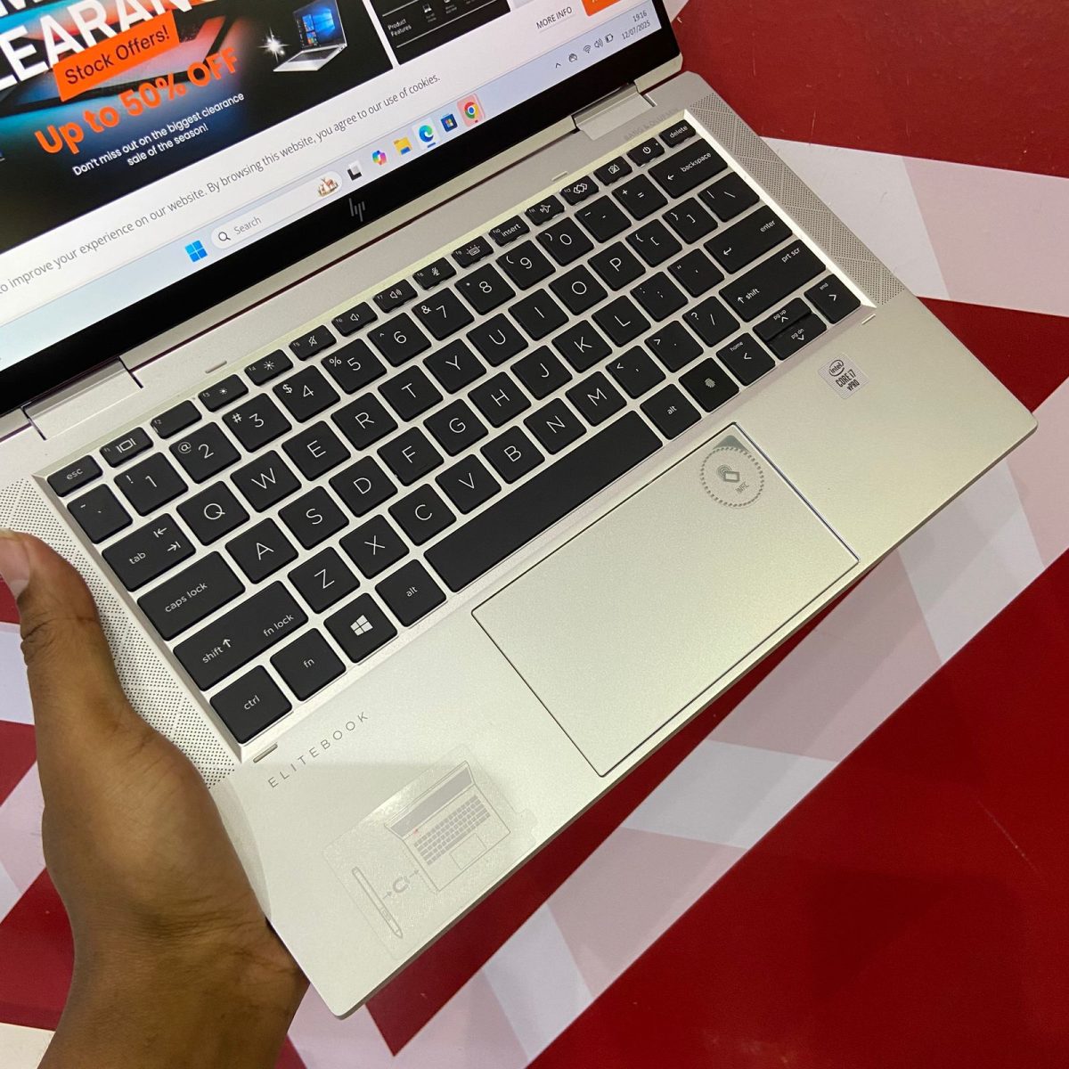 Certified HP EliteBook x360 1030 G7 13 in Convertible Notebook, Intel Core i7-10610U – Silver
