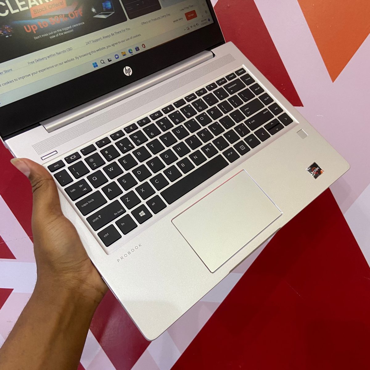 Certified HP ProBook 445 G7 14 in Notebook, AMD Ryzen 5 4500U – Silver