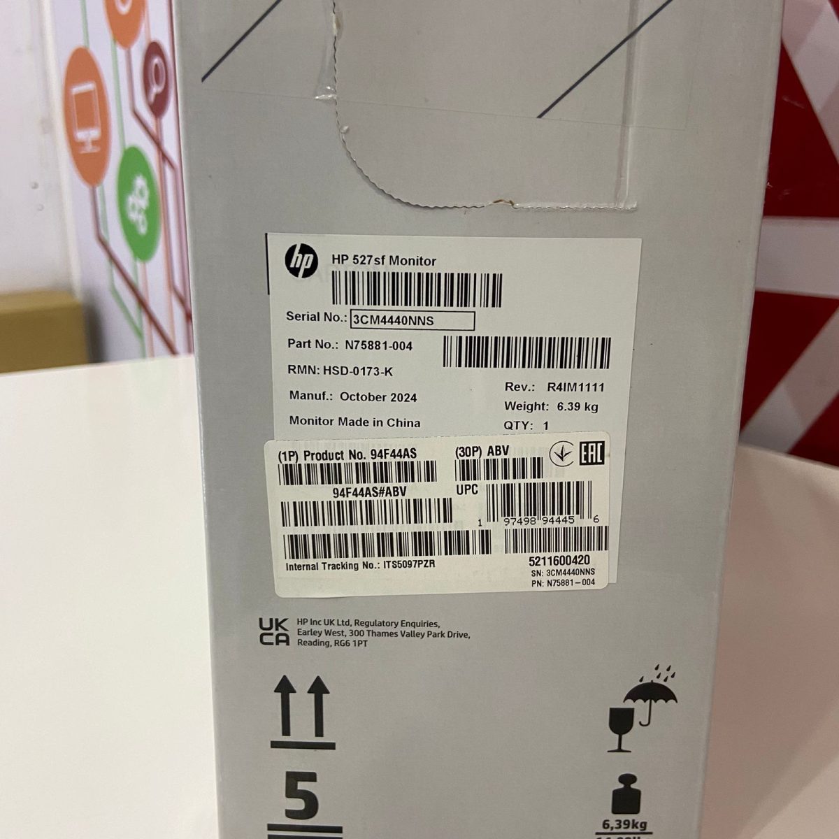 Brand New HP Series 5 27 in FHD Monitor with Speakers, 1920×1080 IPS Display, 100Hz Refresh Rate – Black