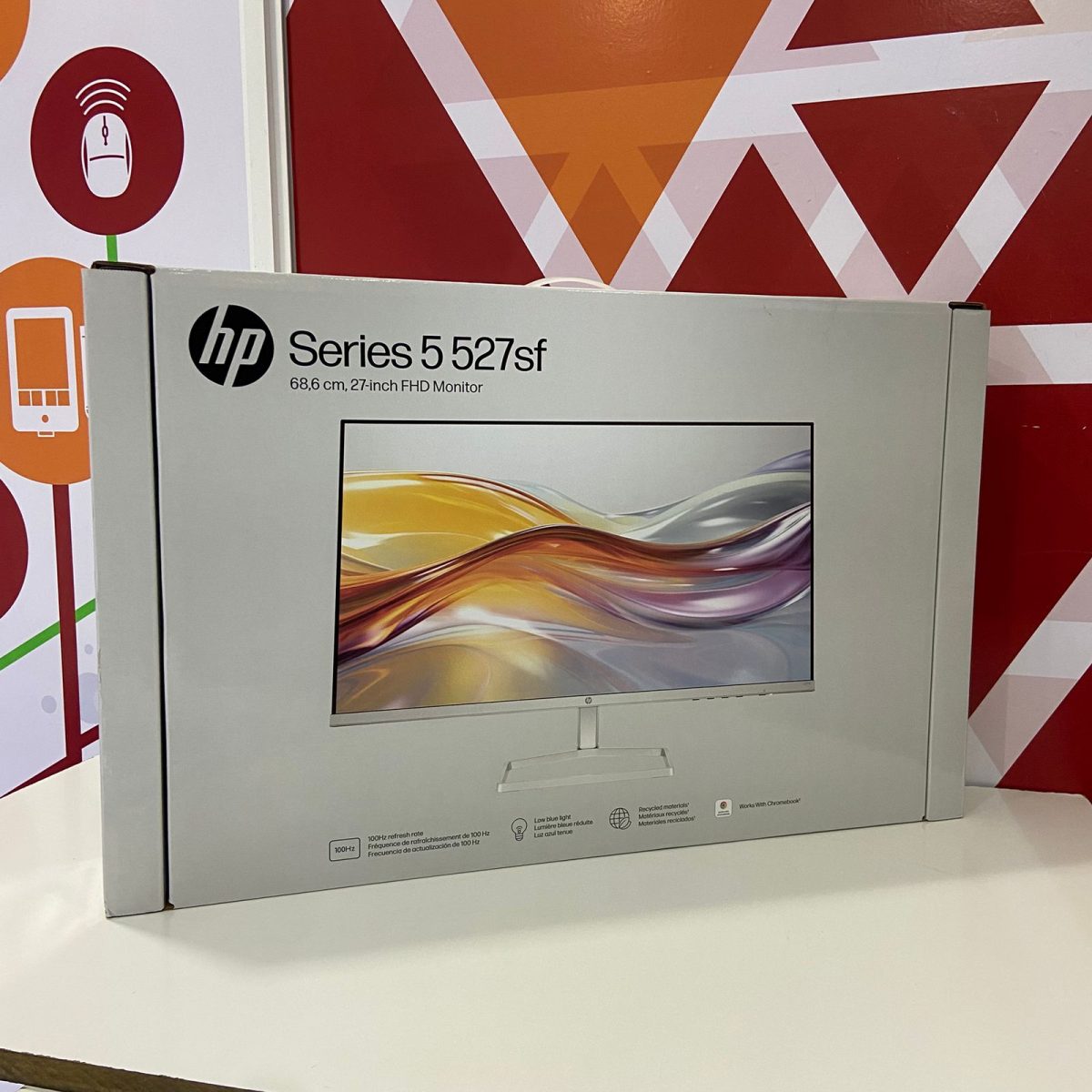 Brand New HP Series 5 27 in FHD Monitor with Speakers, 1920×1080 IPS Display, 100Hz Refresh Rate – Black