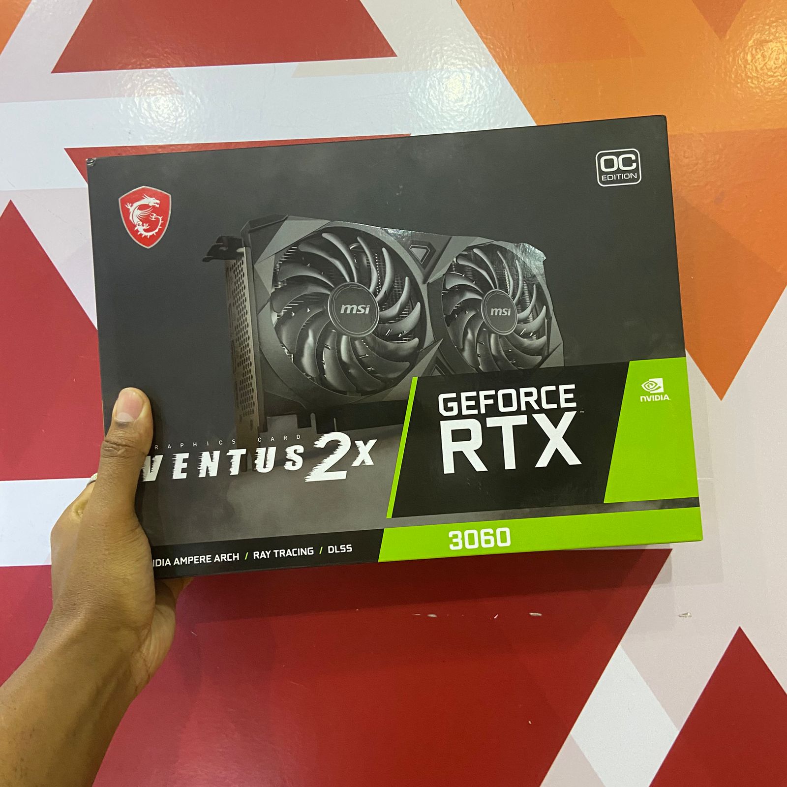 Brand New MSI RTX 3060 VENTUS 2X 12GB Graphics Card, NVIDIA GeForce RTX 3060 – Black