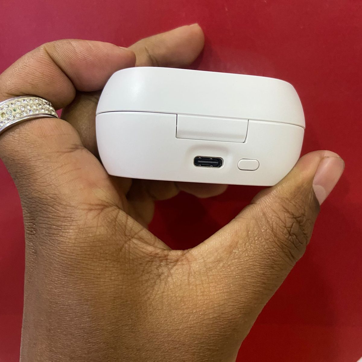 Certified Poly Voyager Free 60+ UC Wireless Earbuds, Adaptive Hybrid ANC – White Sand