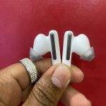 Certified Poly Voyager Free 60+ UC Wireless Earbuds, Adaptive Hybrid ANC – White Sand