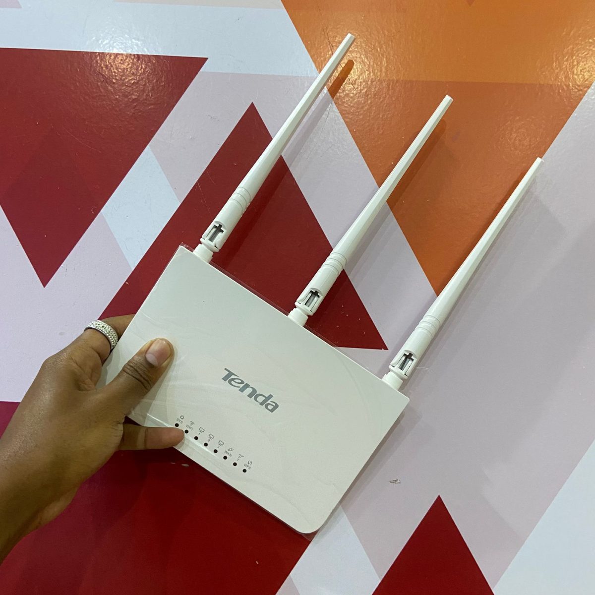 Certified Tenda N300 F3 Wireless Router, 300Mbps Wi-Fi Speed – White