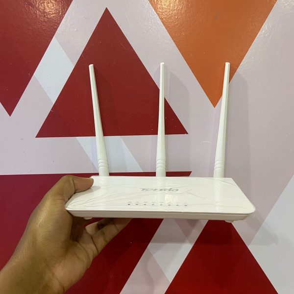 Certified Tenda N300 F3 Wireless Router, 300Mbps Wi-Fi Speed – White
