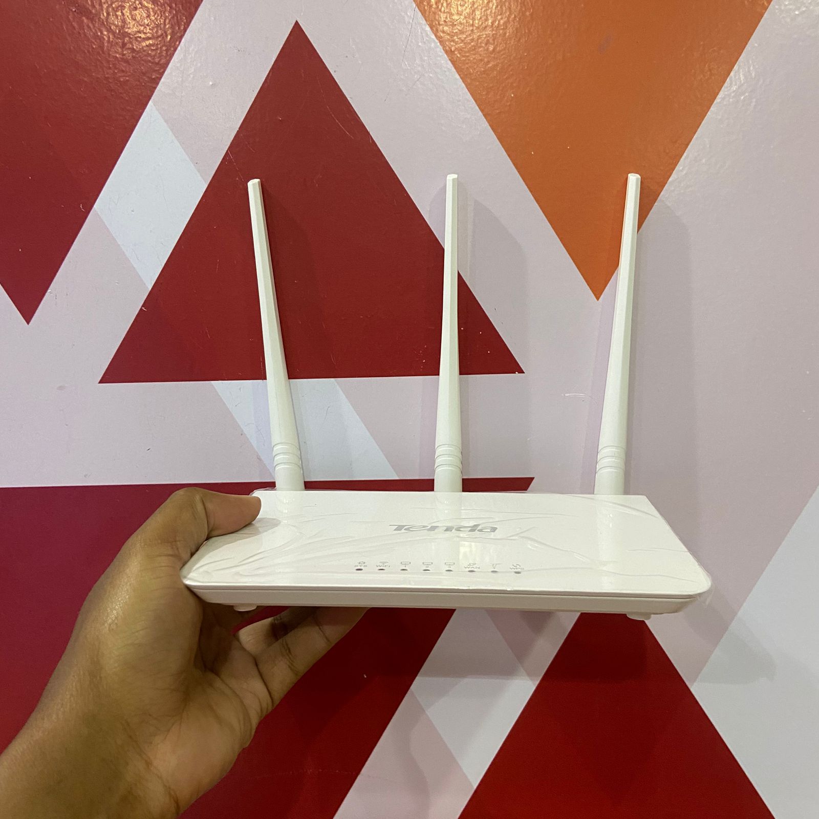 Certified Tenda N300 F3 Wireless Router, 300Mbps Wi-Fi Speed – White