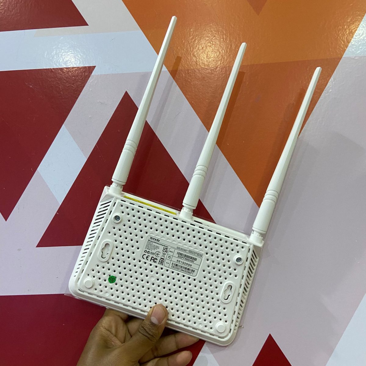 Certified Tenda N300 F3 Wireless Router, 300Mbps Wi-Fi Speed – White