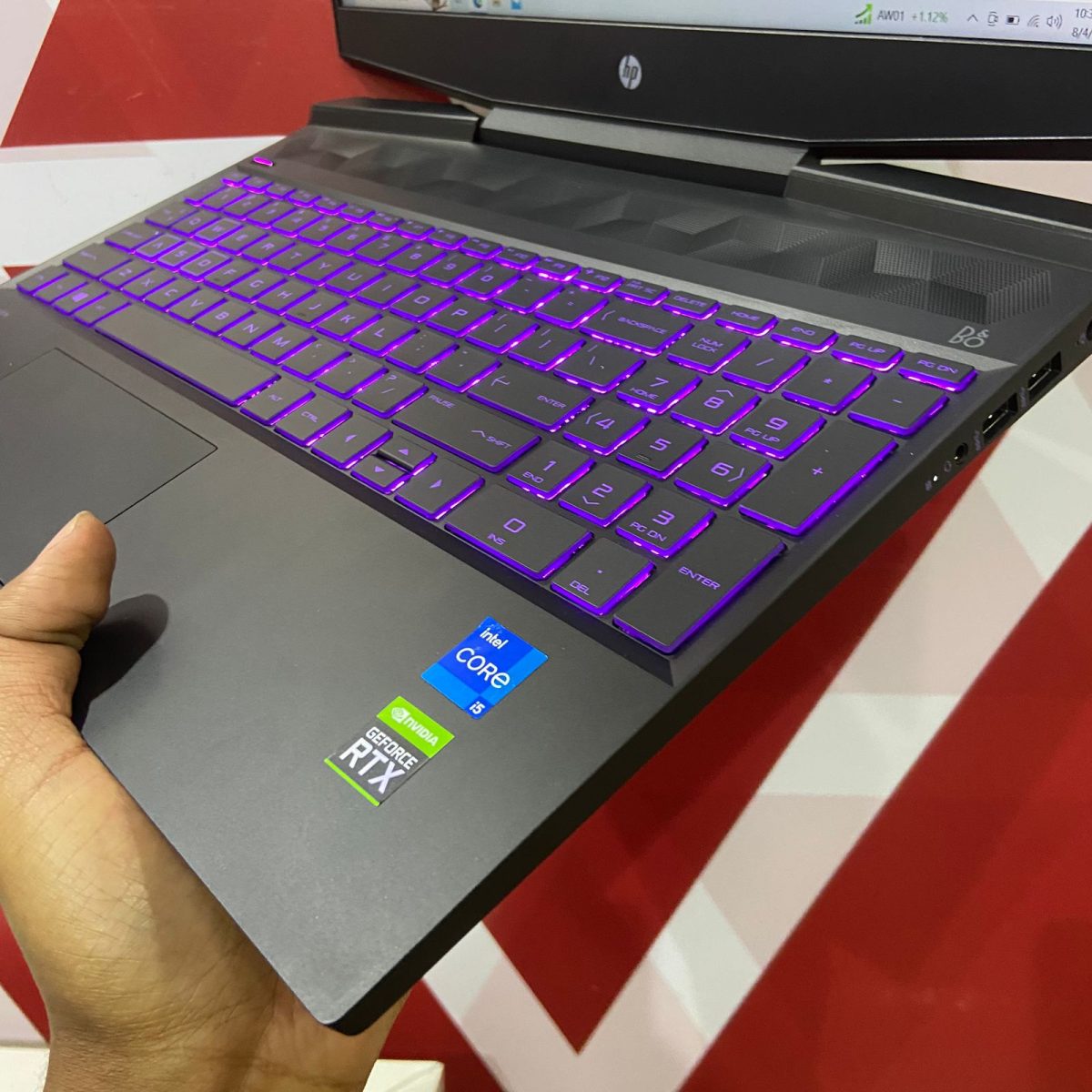Certified HP Pavilion Gaming 15 in Notebook, Intel Core i5-1135G7 11th Gen, 8GB RAM, 512GB SSD, 15.6″ B&O Audio Display, Webcam, Intel Iris Xe Graphics, Windows 11 Pro – Black - Image 5