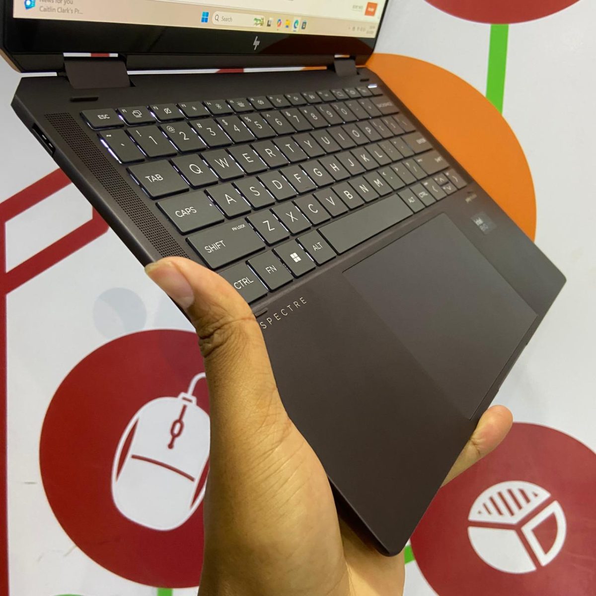 Certified HP Spectre x360 14t-eu000 14 in 2-in-1 Laptop, Intel Core Ultra 7 155H, 32GB DDR5 RAM, 2TB SSD, 2.8K OLED Touchscreen Display, Intel Arc Graphics, Webcam, Windows 11 Pro – Brown - Image 4