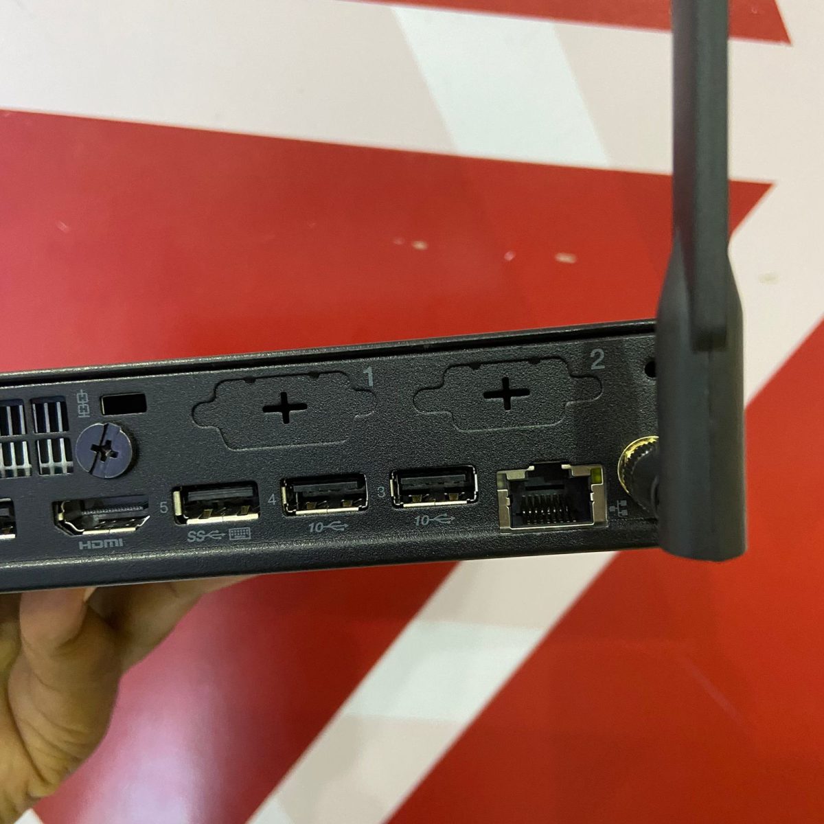Certified Lenovo ThinkCentre M80q 10th Gen Desktop Mini Computer, Intel® Core™ i3-10100T 3.0GHz, 8GB RAM, 256GB SSD, Ultra-Compact Form Factor, Windows 11 Pro – Black - Image 9