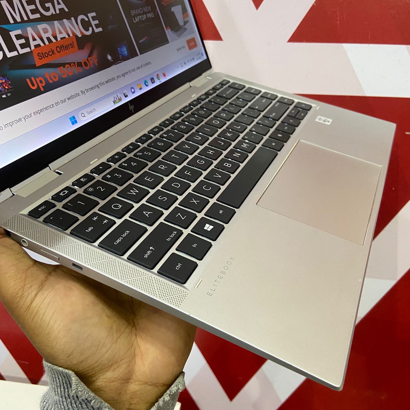 Certified HP EliteBook x360 1040 G7 14 in Notebook, Intel Core i5-10310U 10th Gen, 16GB RAM, 256GB SSD, Touchscreen 1920x1080 Display, Webcam, Windows 11 Pro – Silver - Image 4