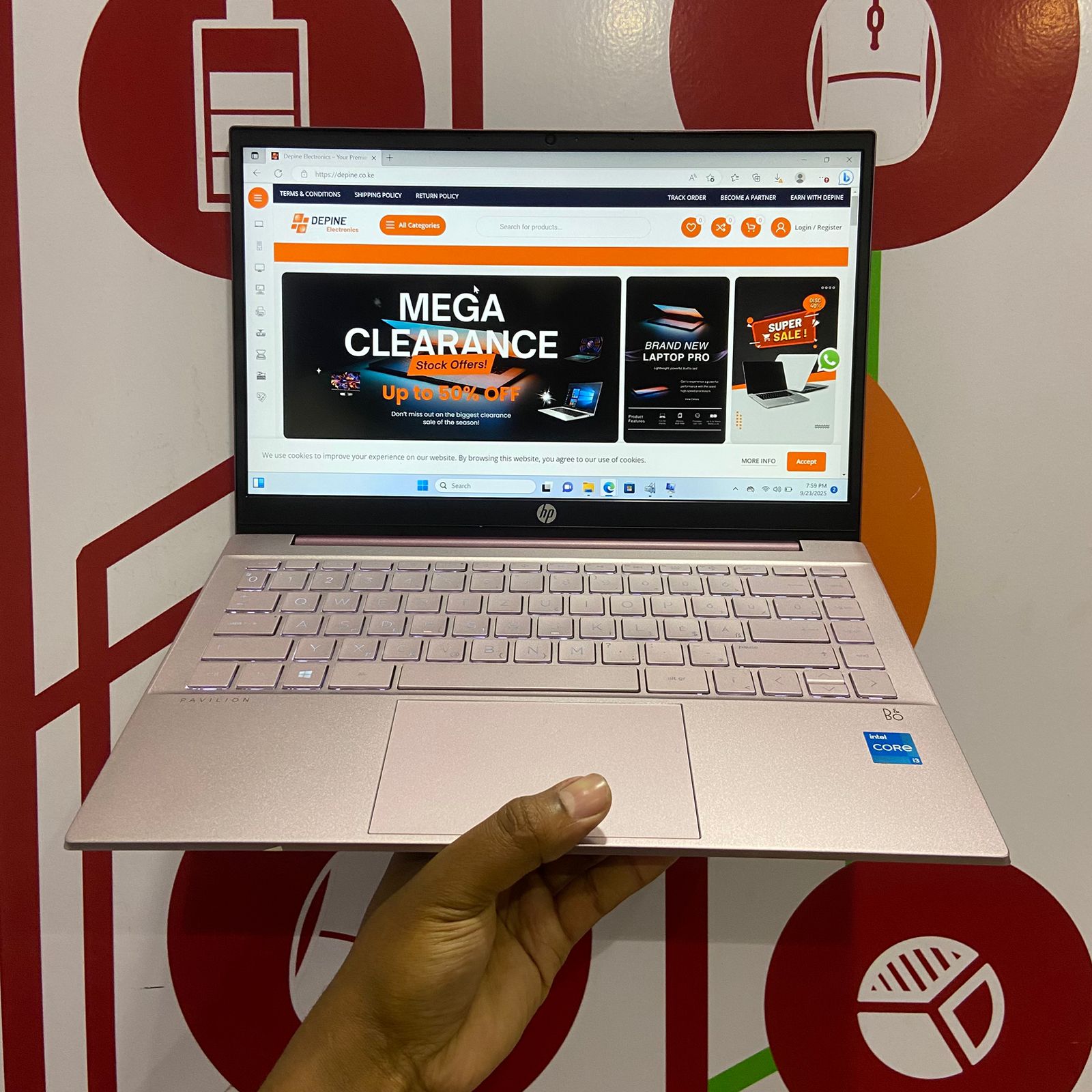 Certified HP Pavilion 14 14 in Notebook, Intel Core i3-1115G4 – Pink